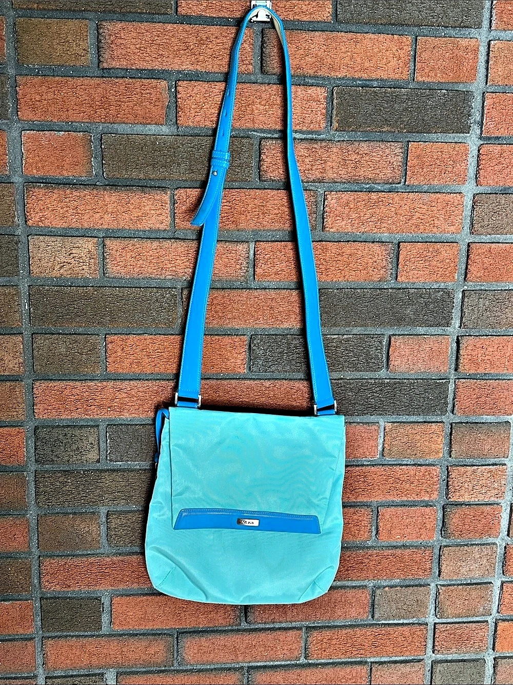 TUMI Blue Shoulder Bag